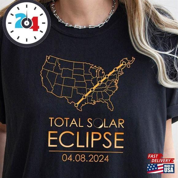 Shirt Total Solar Eclipse Tee Usa - Picture 1 of 4